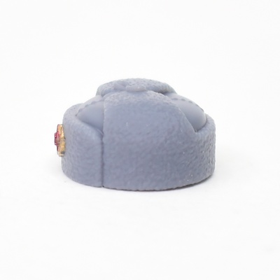 Совместимая с лего шапка ушанка серая с кокардой Советской Армии. G Brick Design