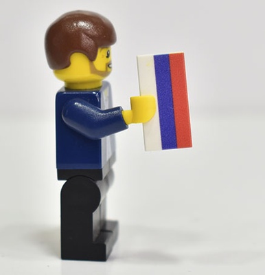 Tile 1x2 с изображением "Флаг России"