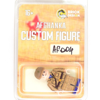 AF004 Солдат ВДВ в костюме Афганка и кроссовках. Совместим с лего.