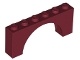 Brick, Arch 1 x 6 x 2 - Medium Thick Top without Reinforced Underside (15254 / 6267406)