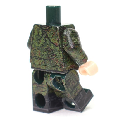 DF005 Российский Солдат в летней полевой форме цифра. только тело и ноги. Совместим с лего.