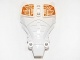 Hero Factory Full Torso Armor with White and Orange Circuitry Pattern